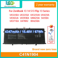 UGB New C41N1904 Laptop Battery For Asus ZenBook UX325EA UX325SA UX325UA UX425IA UX363JA UX393EA UM425IA S435EA UX371EA 4347mAh