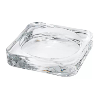 GLASIG 燭盤, 透明玻璃, 10x10 公分