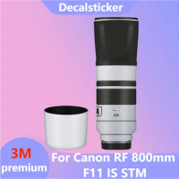 For Canon RF 800mm F11 IS STM Lens Sticker Protective Skin Decal Vinyl Wrap Film Anti-Scratch Protector Coat RF800 800 11 F/11