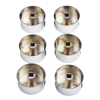 6Pcs Aluminum Alloy Rotary Switches Round Knob Gas Stove Burner Oven Kitchen Parts Handles For Gas Stove Kitchen Accessories