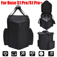 Carrying Storage Bag for Bose S1 PRO Large Capacity Carry Case Shoulder Bag Portable Handbag with Pockets Speaker Accessories