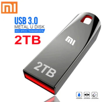 Xiaomi 2TB 3.0 Metal Usb Flash Drives High Speed Pendrive 1TB 512GB Usb Drive Portable Ssd Memoria Usb Flash Disk Type-c Adapter