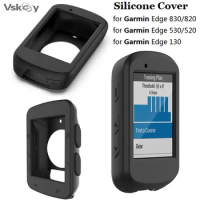 50PCS Protective Case for Garmin Edge 830 820 530 520 130 GPS Computer Bicycle Cycling Anti-Collision Silicone Protector Cover