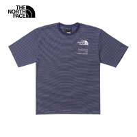 【The North Face 官方旗艦】北面UE男款藍色舒適透氣短袖T恤｜885P8K2