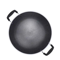 Chinese Stainless Wok Pan Fire Non Stick Carbon Steel Frying Wok Pan Deep Frying Large Panela De Ferro Kitchen Cookware ZG50OC