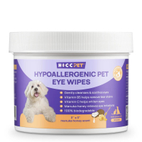 HICC PET 貓狗寵物淚痕潔眼紙 (麥盧卡蜂蜜)(有效日期: 23/9/2027) 100片