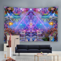 Magic Chakra Wall Hanging Tapestry Boho Art Deco Blanket Curtain Bedroom Living Room Decor