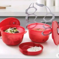 Rantang cab merah original tupperware