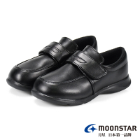 MOONSTAR 月星 童鞋黑皮鞋系列-學生皮鞋(黑色)