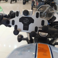 Aluminum Anti Vibration Anti Shake 360°+180° Rotating Moto Motorcycle Phone Holder Cellphone Holder For Bicycle