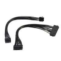 Motherboard Power Conversion Cable 24Pin to 18Pin, 8Pin to 12Pin, Support ATX Power Supply, Suitable for HP Z440 Z640