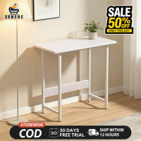 【Sensus】60x40cm Small Study Desk with Sturdy Steel Frame - Modern Writing Table for Home or Office