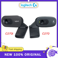 Logitech C270/C270i HD Video 720P Web Built-in Micphone USB2.0 Computer Camera USB 2.0 logitech Webcam 100% Original New