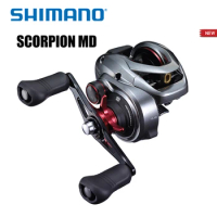 2021 Original Shimano SHIMANO SCORPION MD 300XGLH 301XGLH 301XG 300XG Gear Ratio Profile Reel Saltwater Baitcasting Reel