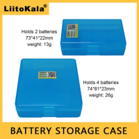 18650 Battery Storage 18650 Battery Box Holder Box Can Hold 2 18650/4 18650 Battery Storage Boxes