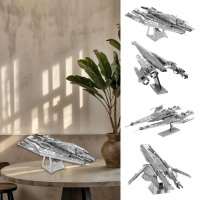 3D Stereoscopic Metal Puzzle Quality Effect Normandy SX Jet Alliance Cruiser Model Birthday S1W2