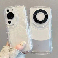 เคสใสวงรี ดีไซน์เรียบง่าย เข้ากันได้กับ Realme Q5, Q5i, Q5X, Q3 Pro, Q3i, Q3S, Q3T, V23, V23i, V13, 