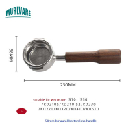 ชิ้นส่วนเครื่องชงกาแฟเอสเปรสโซสแตนเลส51มม. 54มม. 58มม. ด้ามจับลึกสำหรับ WELHOME La marzocco expobar