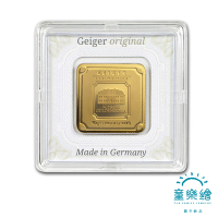 【童樂繪金飾】德國 Geiger Edelmetalle 巴洛克莊園 黃金金塊金條10公克 10g (封裝版)