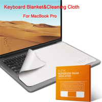 1Pc Microfiber Dustproof Protective Film Notebook Palm Keyboard Cover Screen Cleaning Cloth for Apple MacBook Pro 13/15/16 Inch