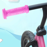 1pair Children's Bike Handle Set Scooter Balance Bike Kids Anti-slip Soft Rubber Handle Grip Accessories Cycling Equipment