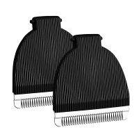 2 Packs Black Replacement Blades for Meri-dian TrimmerCompatible with Meridian Body Trimmer Onyx & S