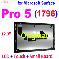 12.3" Original Pro5 LCD For Microsoft Surface Pro 5 1796 LCD Display Touch Screen Digitizer Assembly Small Board LP123WQ1 Tools