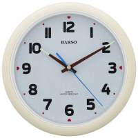 【BARSO】BS-809日系防水座掛兩用鐘 浴室鐘 廚房鐘