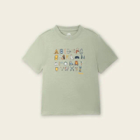 【Roots】Roots 大童- OUTDOOR CAMP短袖T恤(綠色)