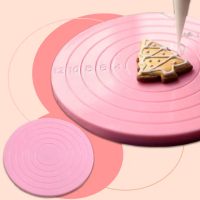 【手作的溫度】360度旋轉糖霜餅乾DIY迷你小轉台(刻度 轉盤 蛋糕轉台 裱花裝飾 展示台 旋轉盤 烘焙用品)