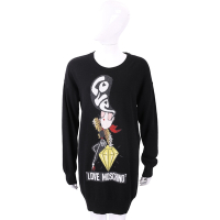 [精品大牌時裝]MOSCHINO 副牌 喀什米爾卡通女孩長版羊毛衫 洋裝-3款可選