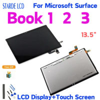 13.5” For Microsoft Surface Book 1 1803 1804 LCD Display Touch Screen Digitizer For Surface Book 2 1806 1832 Book 3 LCD Assembly