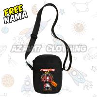 Tas Selempang Sling Bag Anak FF Karakter FF Free Nama Versi SG OPM One Puch Man SG 2 Juta SG Ripper