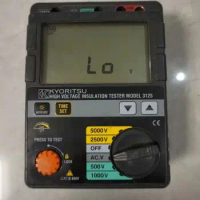 1PC Used Kyoritsu 3125 High Voltage Insulation Tester