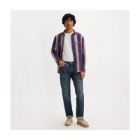 【LEVIS 官方旗艦】男款 501排釦直筒牛仔褲 / 赤耳 / 精工深藍染水洗 / 寒麻纖維 熱賣單品 00501-3427