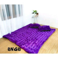 SKY - Kasur Lantai Karpet Bulu Gender Bonus 2 Bantal 110x180 cm Ungu