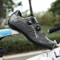 Breathable Cycling Shoes, Mountain Bike Shoes, Road Bike Shoes, MTB, SPD, Riding, Self-Locking
