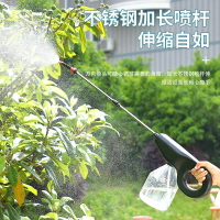 園藝電動噴水頭家用澆花澆水電動噴水機消毒噴灑水槍自動噴水神器