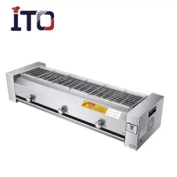 Catering Equipment Korean Table Top Automatic Gas BBQ Grill Machine