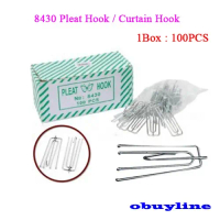 On sale 100PCS (1) CURTAIN METAL PLEAT HOOK / Curtain Hook *READY STOCK*
