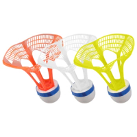 3PCS Badminton Windproof Outdoor Shuttlecocks For Training Badminton Nylon Ball High Speed Badminton Sports Supplies