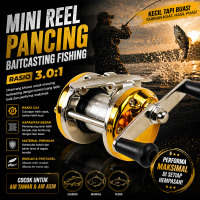 BerkahMall Jakarta PULLINE Reel Pancing Mini Baitcasting Fishing Reel 3.0:1 100 - AC100