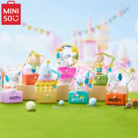 MINISO Snoopy Party Theme Blind Box Anime Peripheral Desktop Decoration Doll Surprise Figure Children's Toy Birthday Gift
