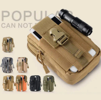 Tas Pinggang Mini Tactical Waistbag Army Look Kanvas