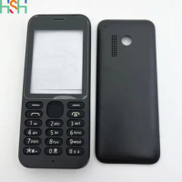New For Nokia 215 Full Complete Mobile Phone Housing Cover Case+English Keypad Plastic Full Housing