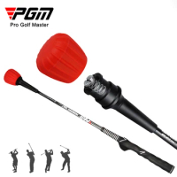 PGM Beginner Correction Posture Trainer Golf Swing Training Club Adjustable Sound Silicone Simulator Teaching Stick