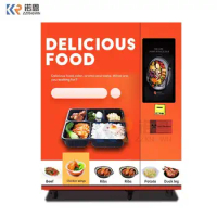 -18 C Degree Frozen Food Pizza Vending Machine And Meat Vending Machine With 4500W Heating