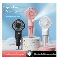 Kipas Angin Portable Nano Spray Fan F3 Kipas Angin Mini Genggam Usb Nano Spray Face Mist Portable 4 