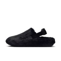【NIKE 耐吉】W CALM MULE SE 女鞋 毛毛拖鞋 穆勒鞋 懶人鞋 黑色 絨毛(FZ3118-001)
