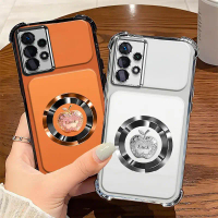 Suitable for[Samsung A33 5G,Samsung A34 5G] phone case TPU Anti-drop Anti-slip luck apple Anti-finge
